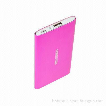 Hot Selling Fashionable Design Portable Charger Power Bank, 6,500mAh Capacity